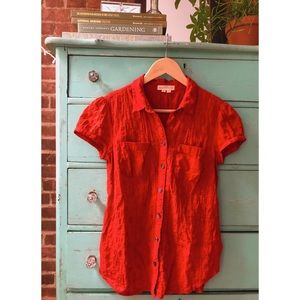 Anthropologie // Eyelet Blouse